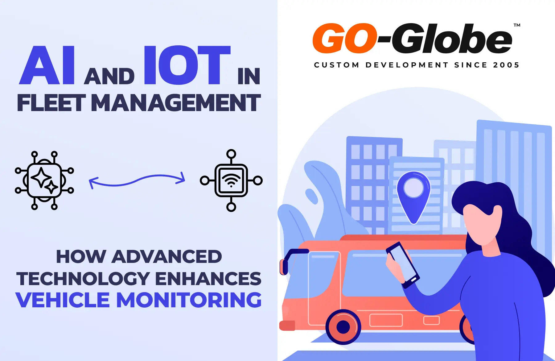 A network of interconnected devices symbolizing AI and IoT integration.