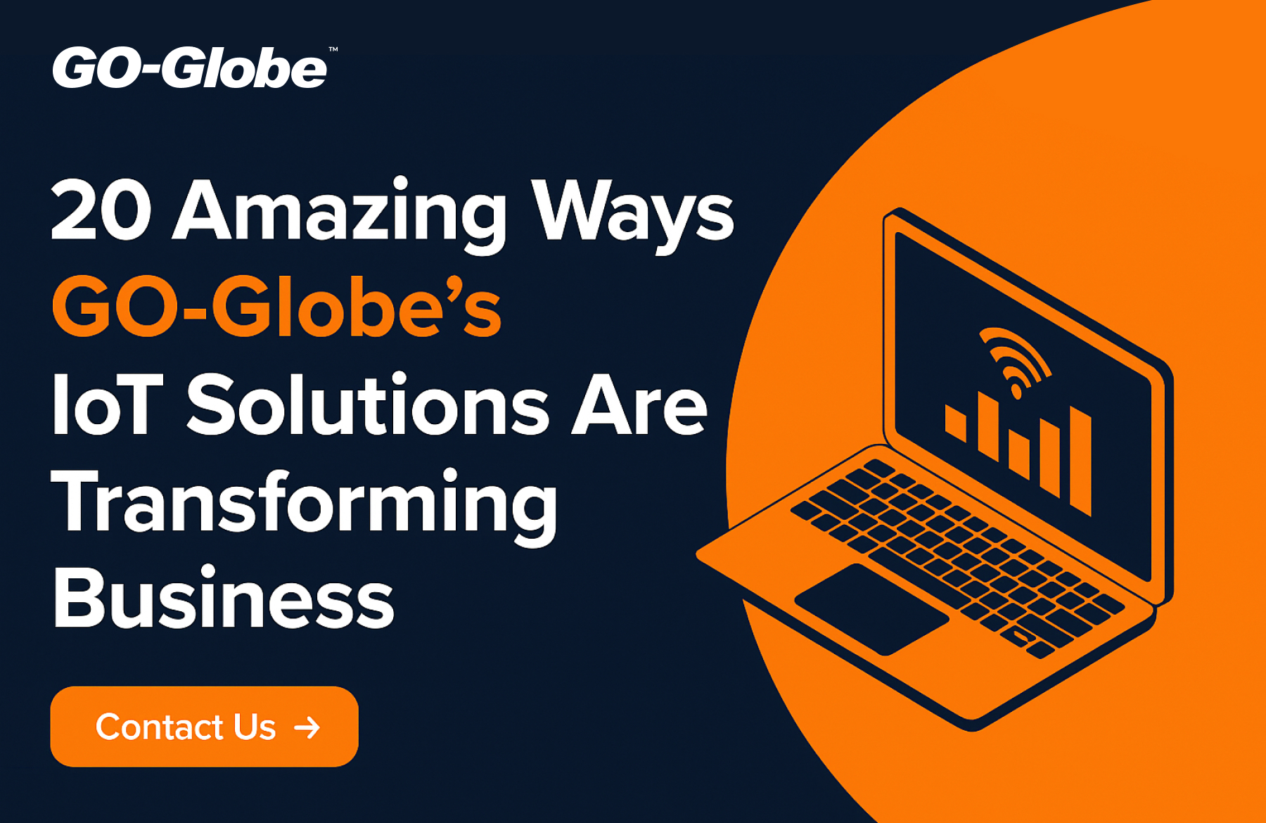 GO-Globe's IoT Solutions dashboard showcasing real-time analytics